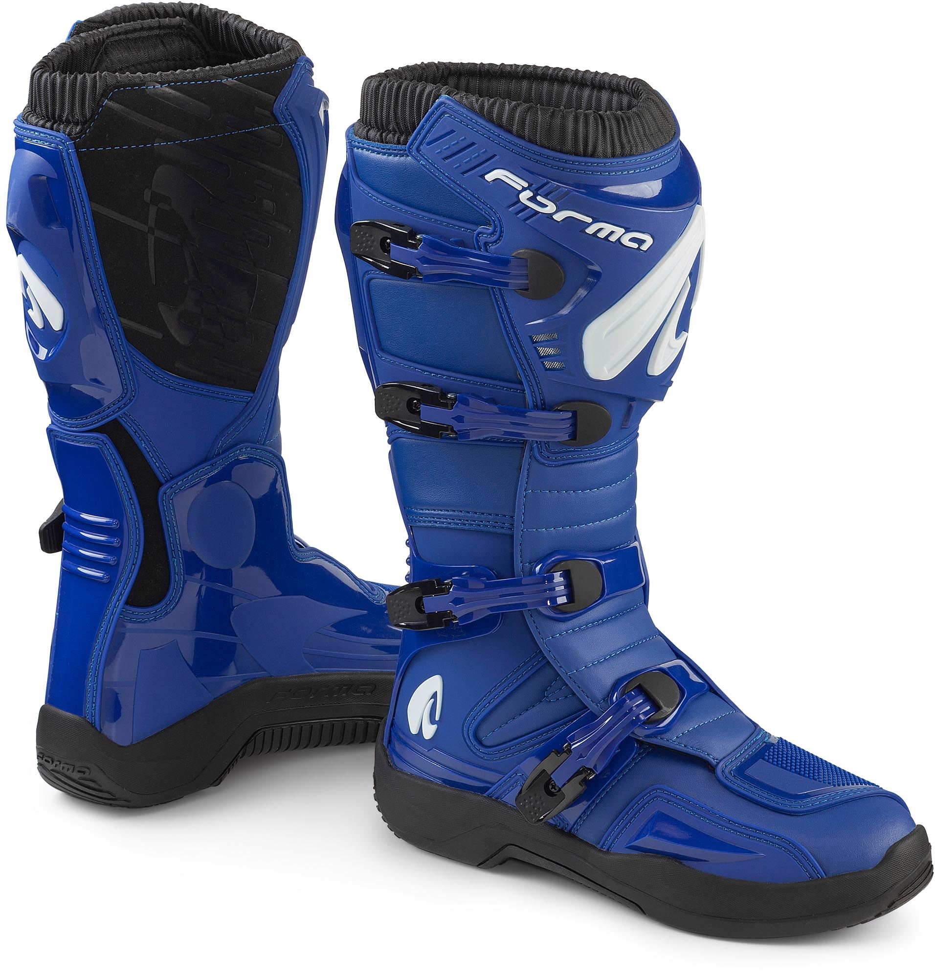 Forma Traction Motocrossstøvler blå/sort/hvid 42 Figur 1