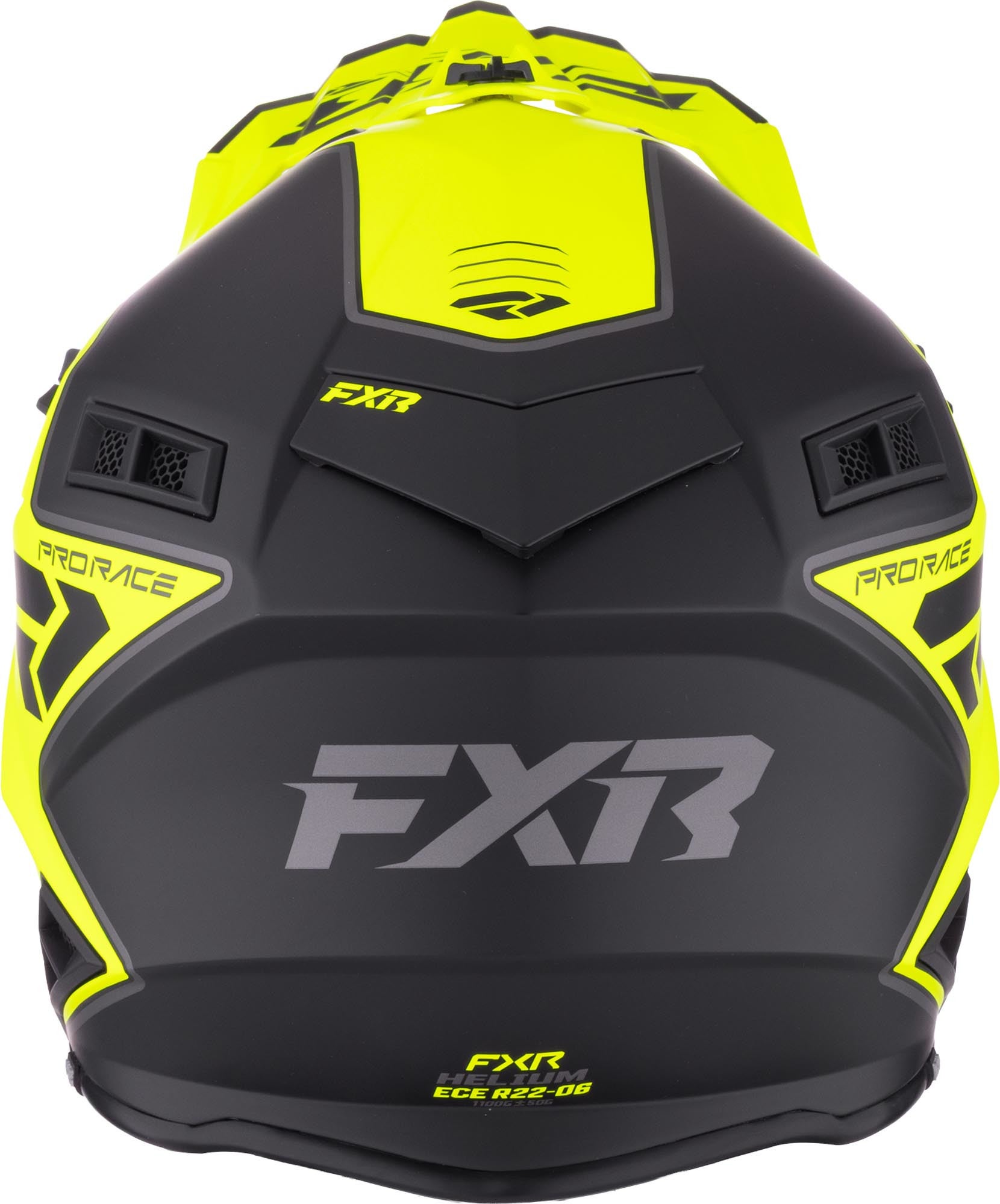 Side view of FXR Helium Logo Carbon Motocross Helmet