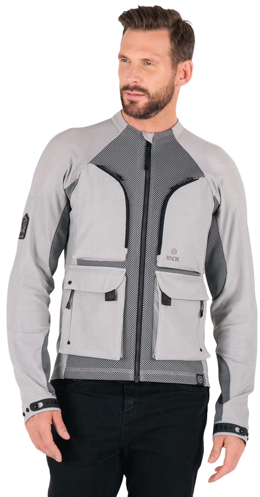 Knox Tor Veste protectrice de moto gris XL Figure 1