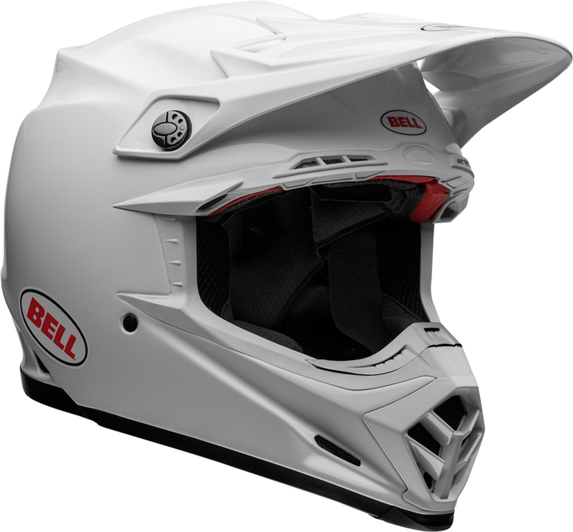 Bell Moto-9s Flex Solid Motorcross helm Wit L Figuur 8