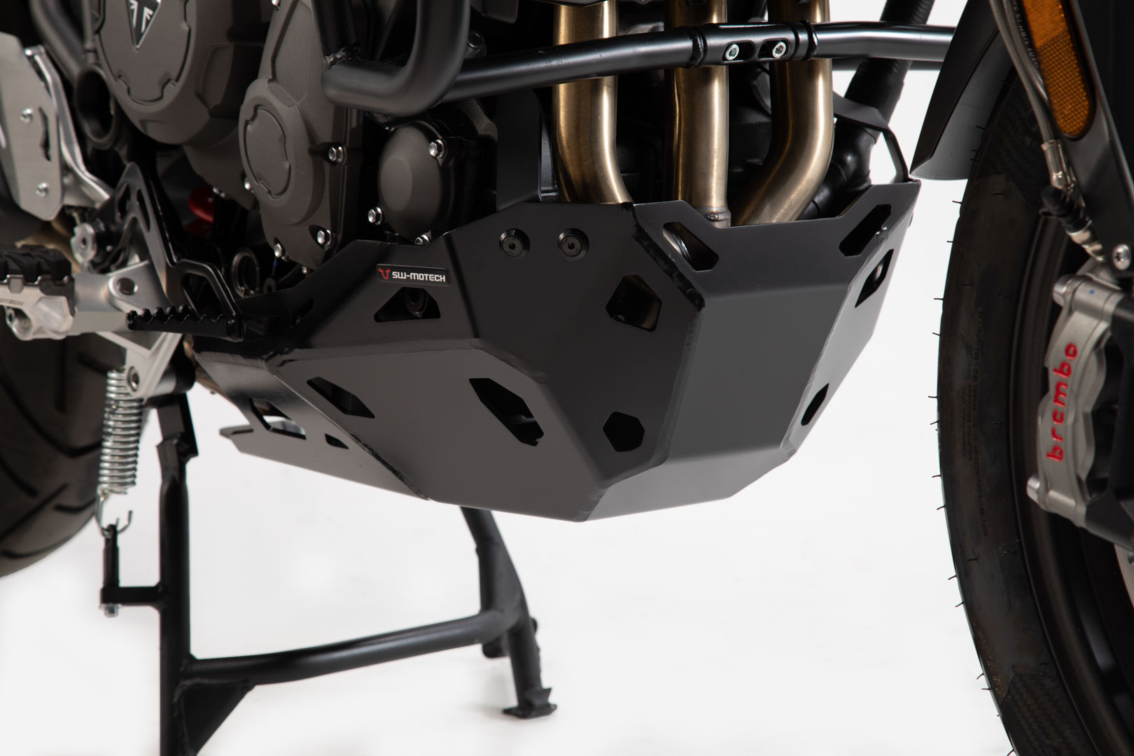SW-Motech Motorskydd - Svart. Tiger 900/ GT/ Pro (19-23). Ingen OEM-bar. Figur 1
