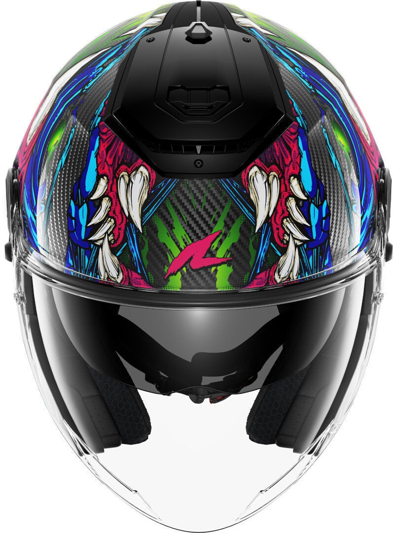 Side view of Shark RS Jet Carbon Shaytan Jet Helmet