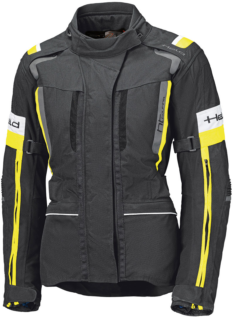 Held 4-Touring II waterdichte dames motorfiets textieljas Zwart/Geel S Figuur 1