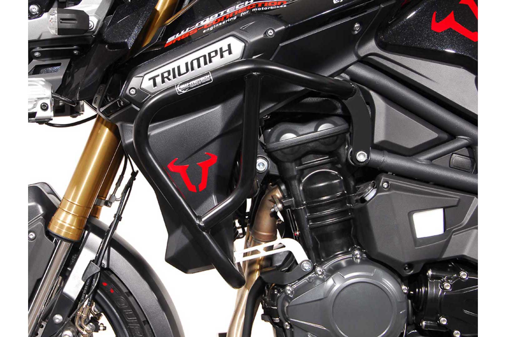 SW-Motech Crash bar - Svart. Triumph Tiger 1200 Utforskare (11-15). Figur 2