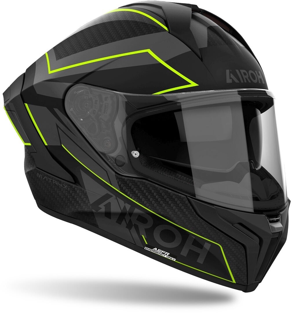 Airoh Matryx Sentinel Helm schwarz/grau/gelb XXL (63) Abbildung 3