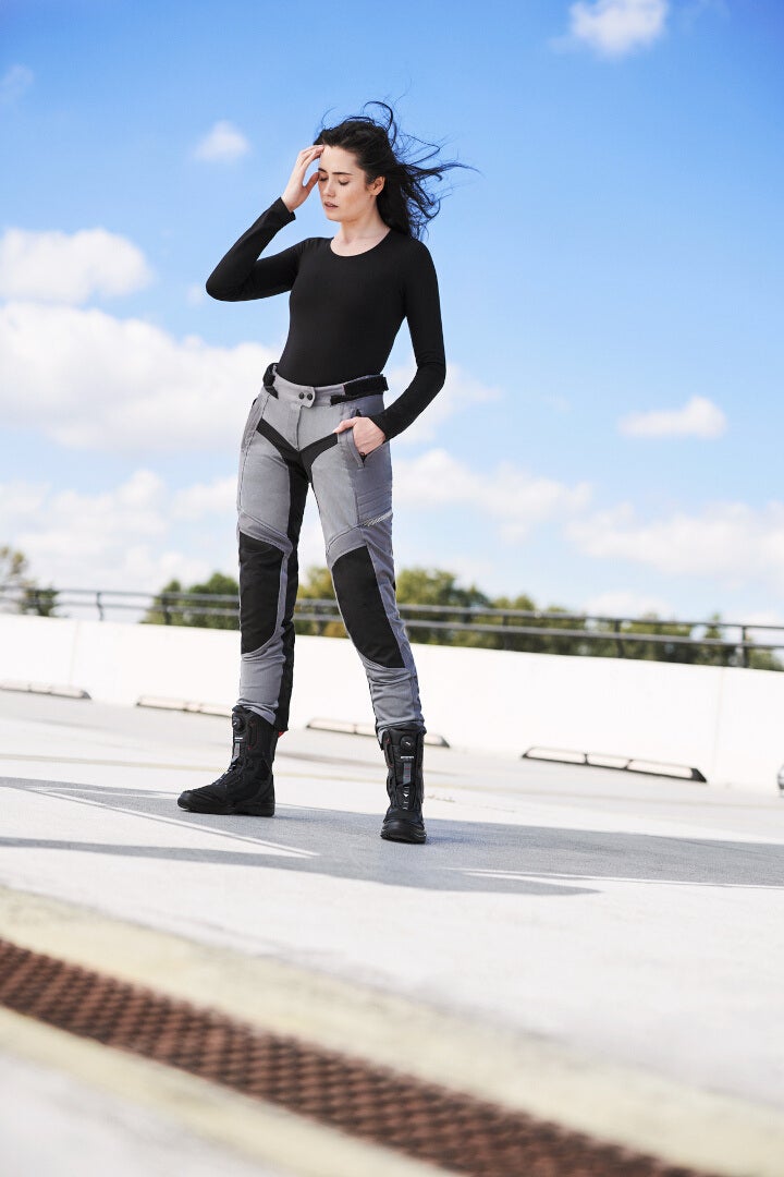 SHIMA Jet waterproof Ladies Motorcycle Textile Pants grey XL Figure 4