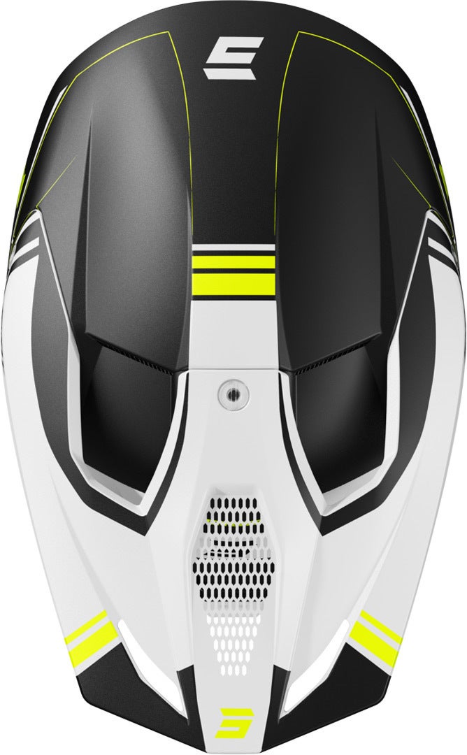 Shot Race Sprint Casque de motocross Noir/Blanc/Jaune XXL (63/64) Figure 3