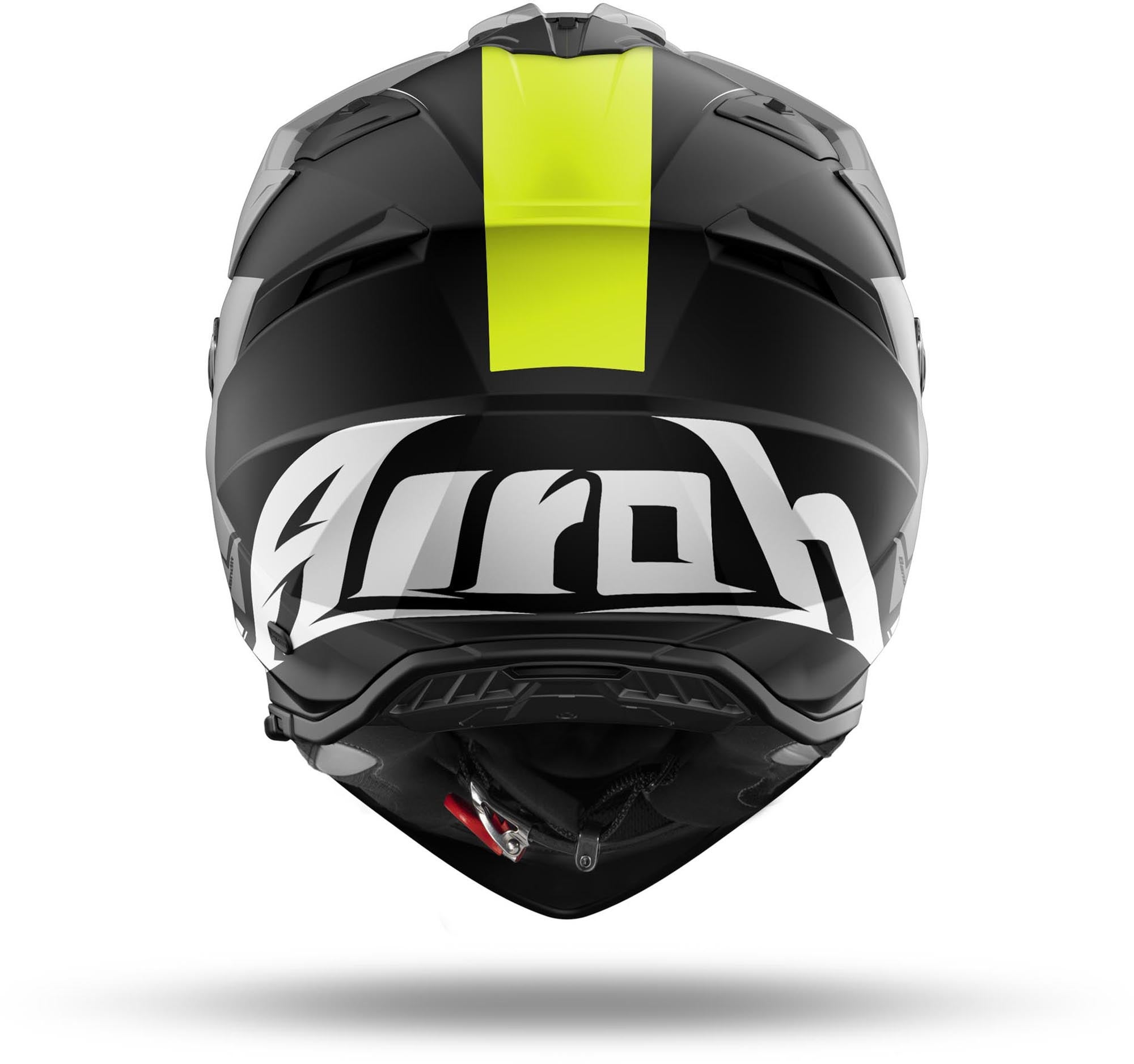Airoh Band Tune Enduro Helmet black matt/grey/neon-yellow XXL (63) Figure 3