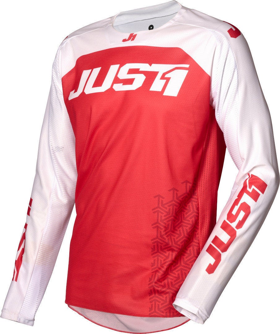 Just1 J-Force Terra Motocross Jersey rot/weiß S Abbildung 1