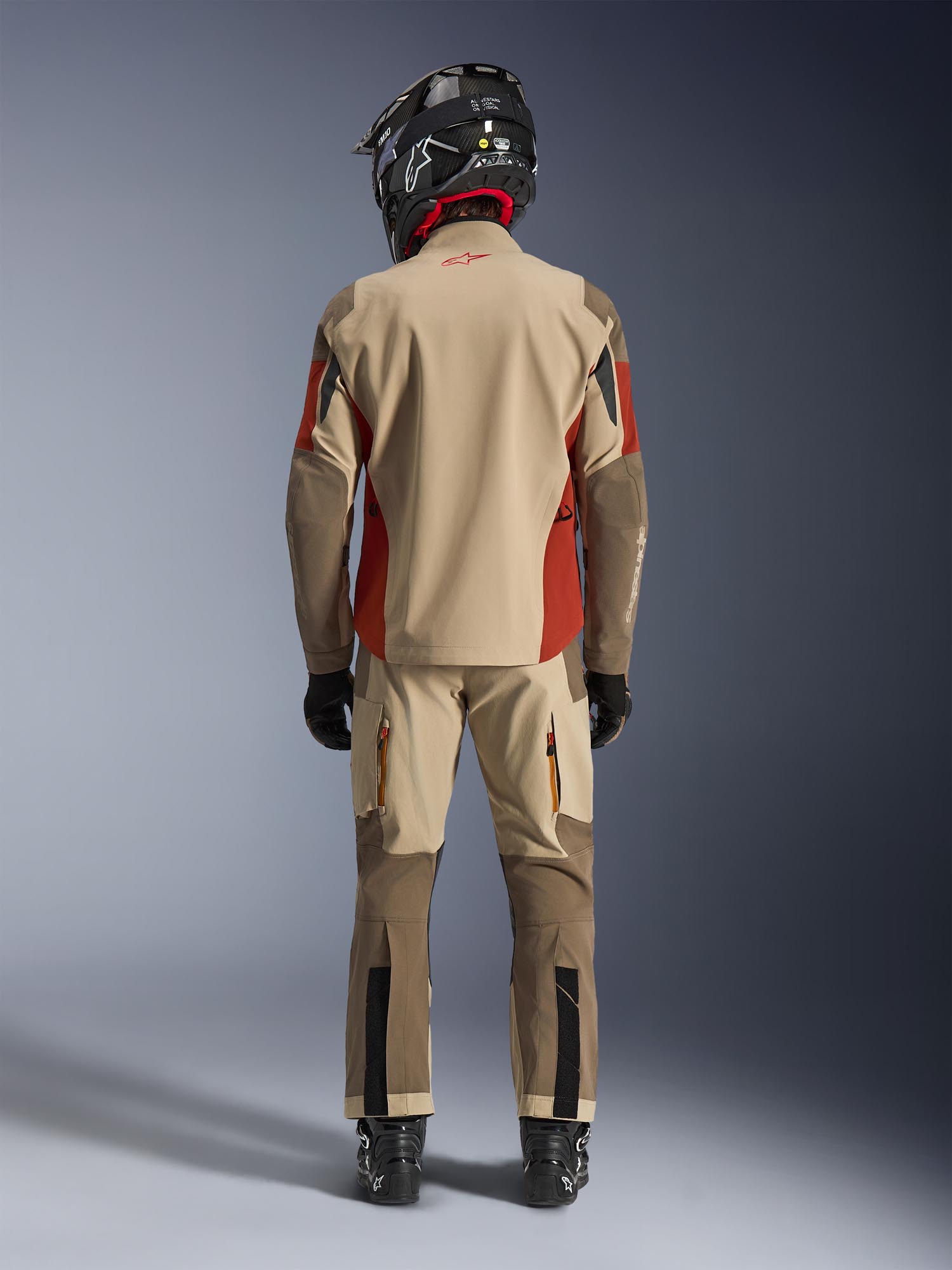Alpinestars Maxdura Drystar XF Jachetă textilă impermeabilă pentru motociclete Roșu/bej/maro 3XL Figura 9