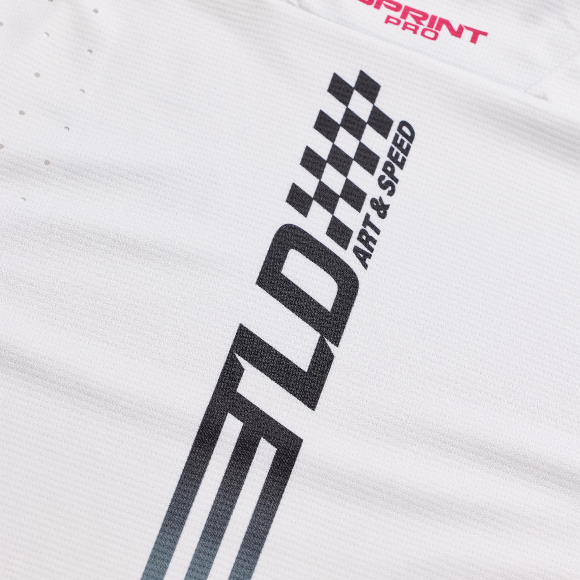 Troy Lee Designs Sprint Pro Turbo Bicycle Jersey white/grey M Figure 4