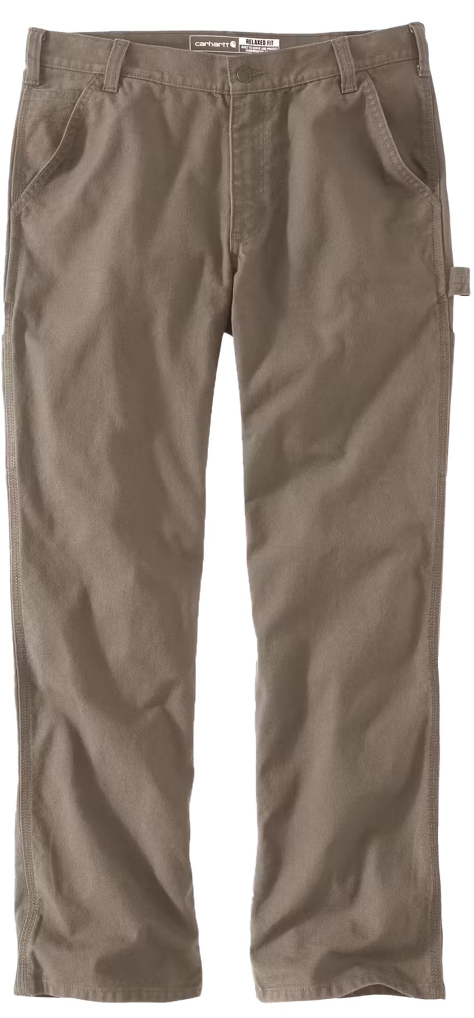 Carhartt Relaxed Straight Rugged Flex Duck Dungaree 바지 모래 42/32 그림 1