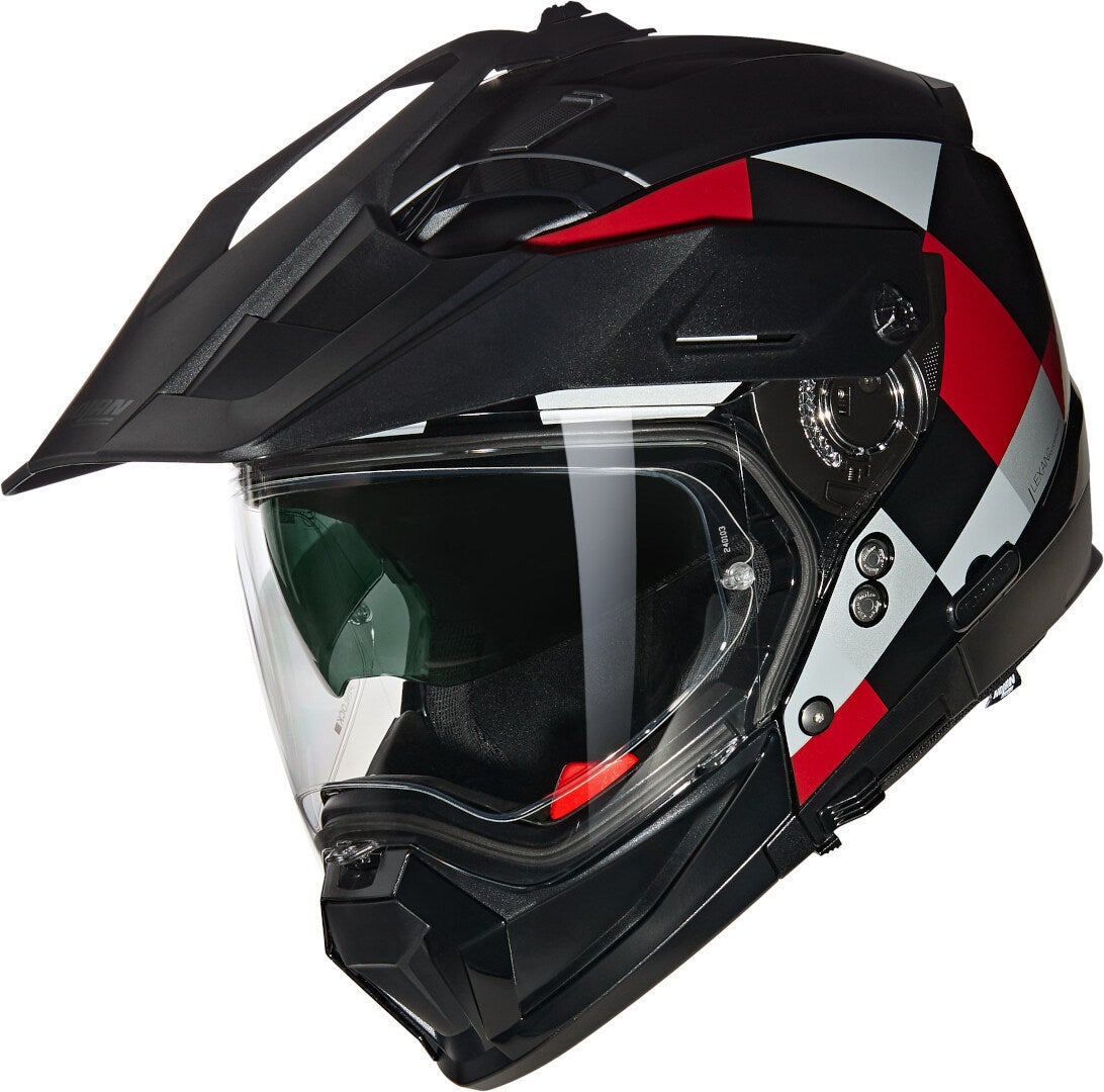 Nolan N70-2X 06 Ruvido N-Com Casco da motocross nero/grigio/rosso M (58) Figura 1