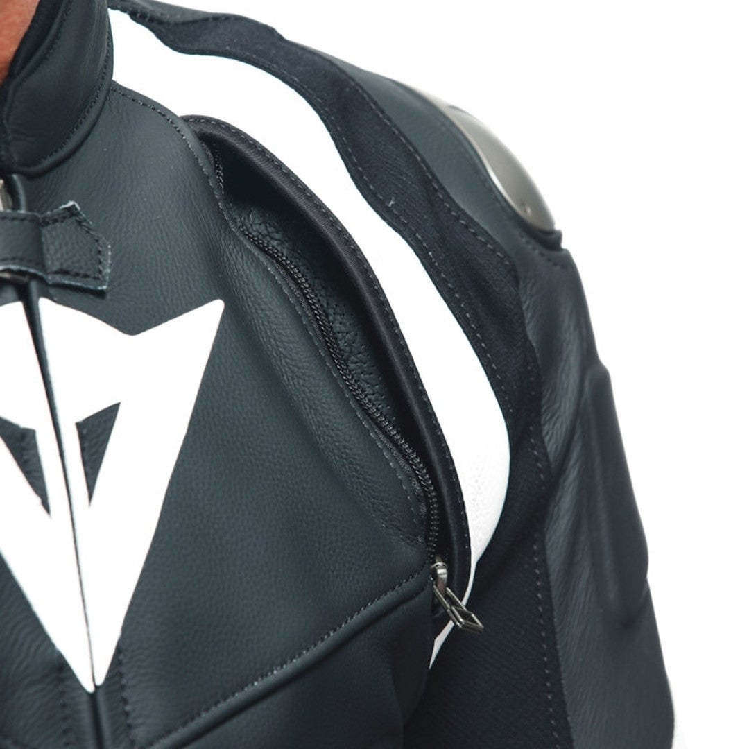 Dainese Avro 4 2-Piece Motorcycle Leather Suit black/white 48 Figure 9