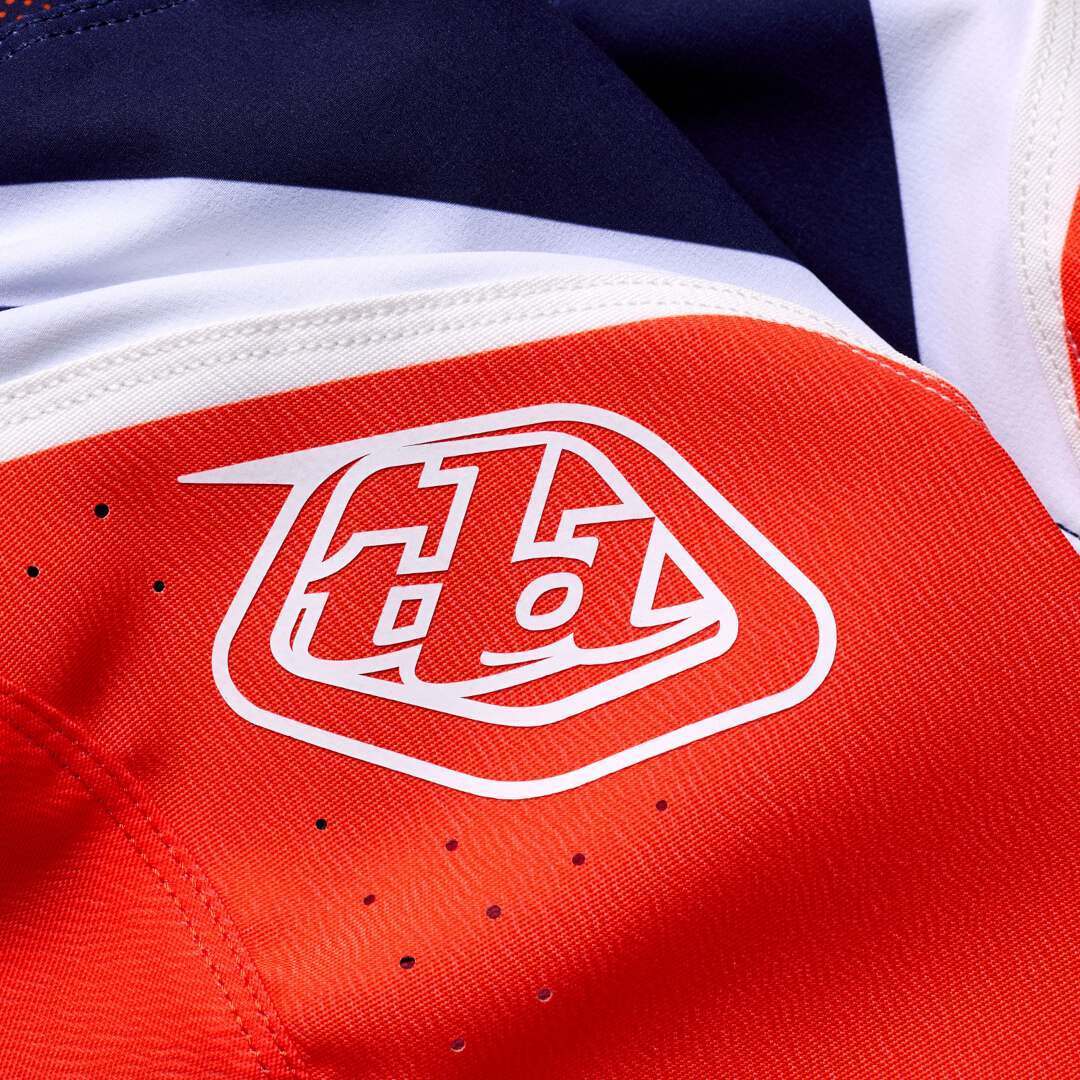 Troy Lee Designs SE Pro Array Motocross Hose orange/blau/weiß 30 Abbildung 4