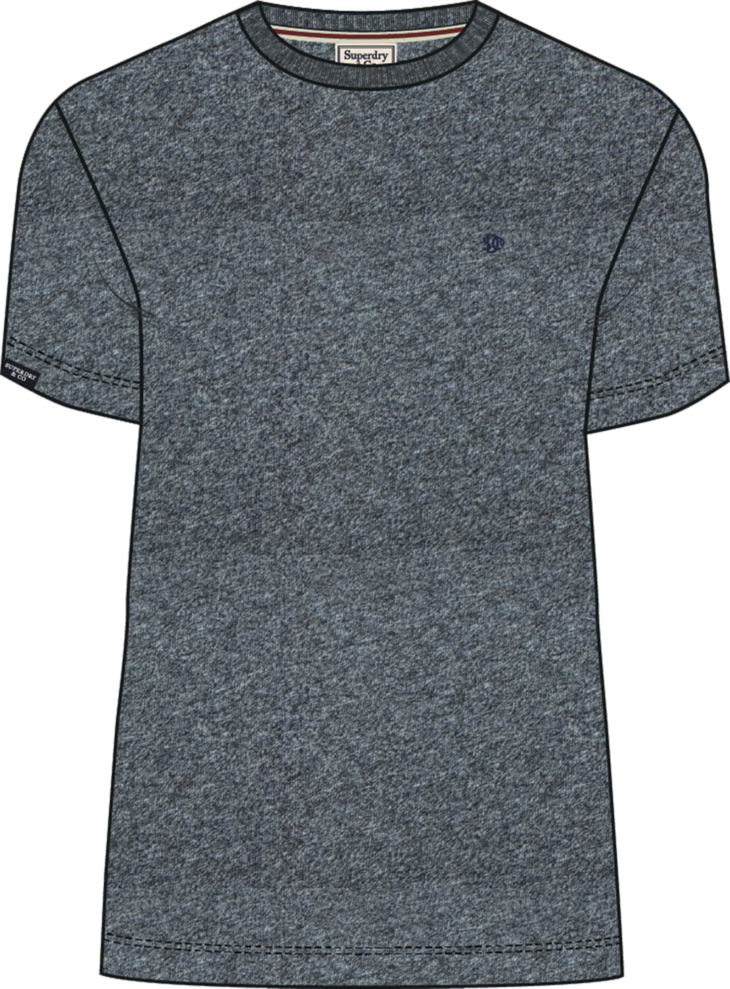 Superdry & Co Logo Tričko modrá/tmavě modrá M Obrázek 1