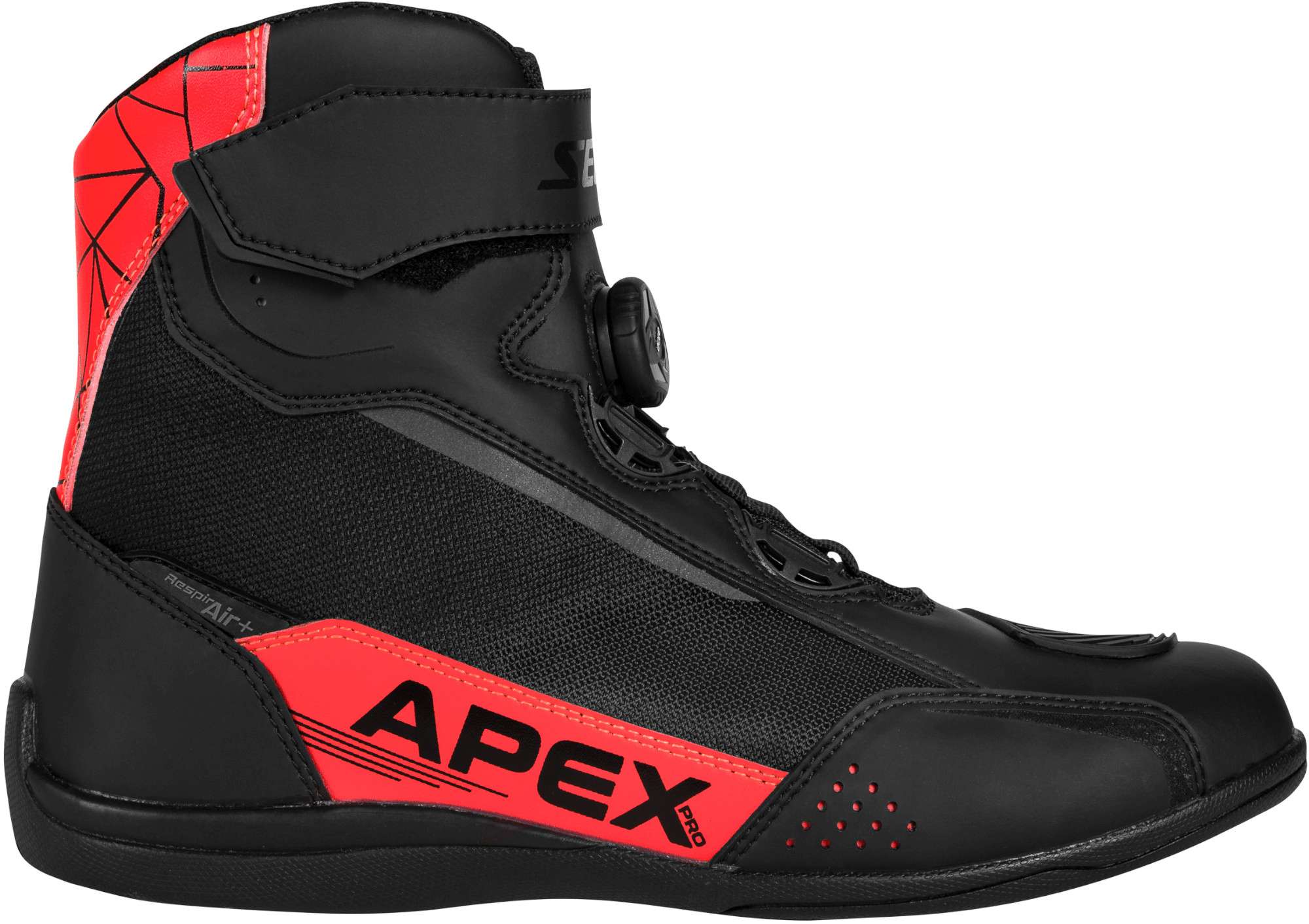 Seca Apex Pro Sapatos de motocicleta vermelho/preto 44 Figura 2