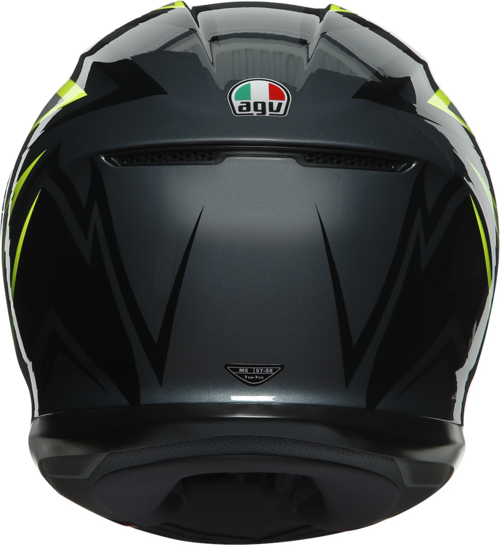 AGV K-6 Flash hjelm svart/grå/grønn S (55/56) Figur 3