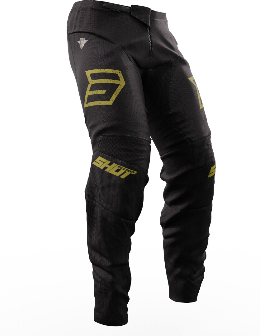 Shot Devo Army Pantaloni Motocross nero/oro 40 Figura 3