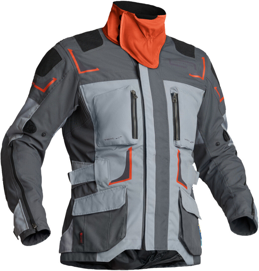 Side view of Lindstrands Myrvik waterproof Motorcycle Textile Jacket