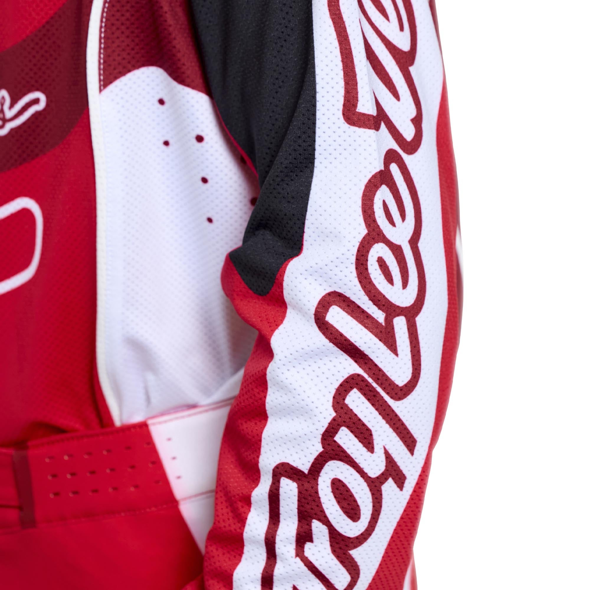 Troy Lee Designs SE Pro Salvo Jeugd motocrosstrui rood/wit XL Figuur 9