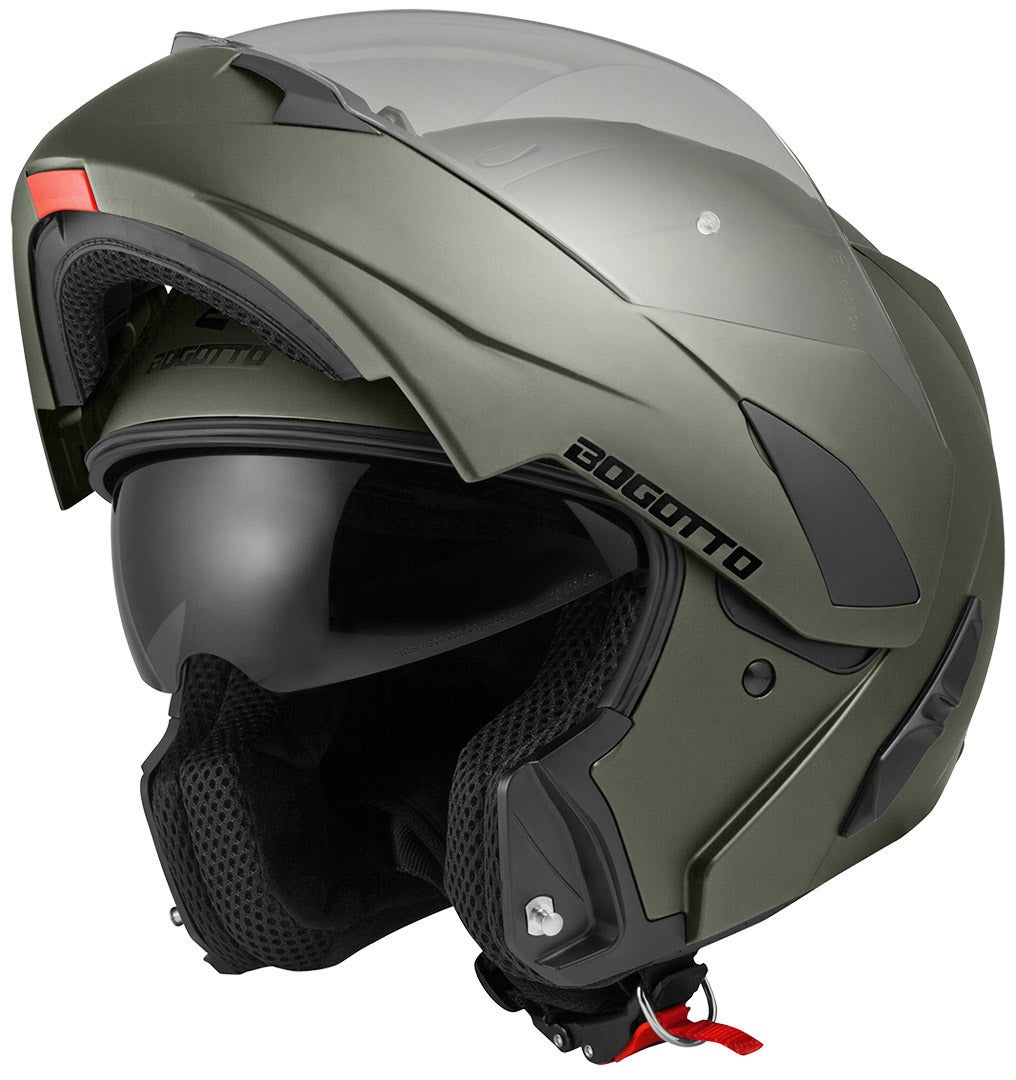 Bogotto V280 Casco Green matt S Figura 1