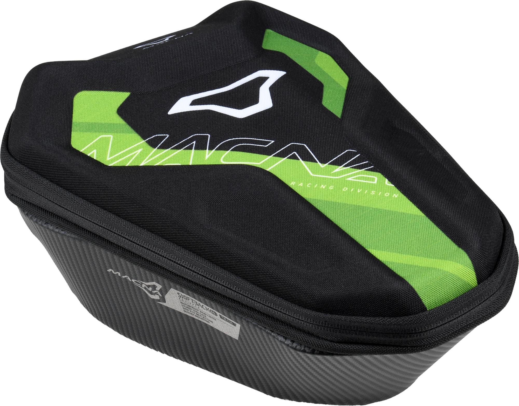 Macna Shiftback Geantă pentru coada motocicletei Negru/Verde Figura 3