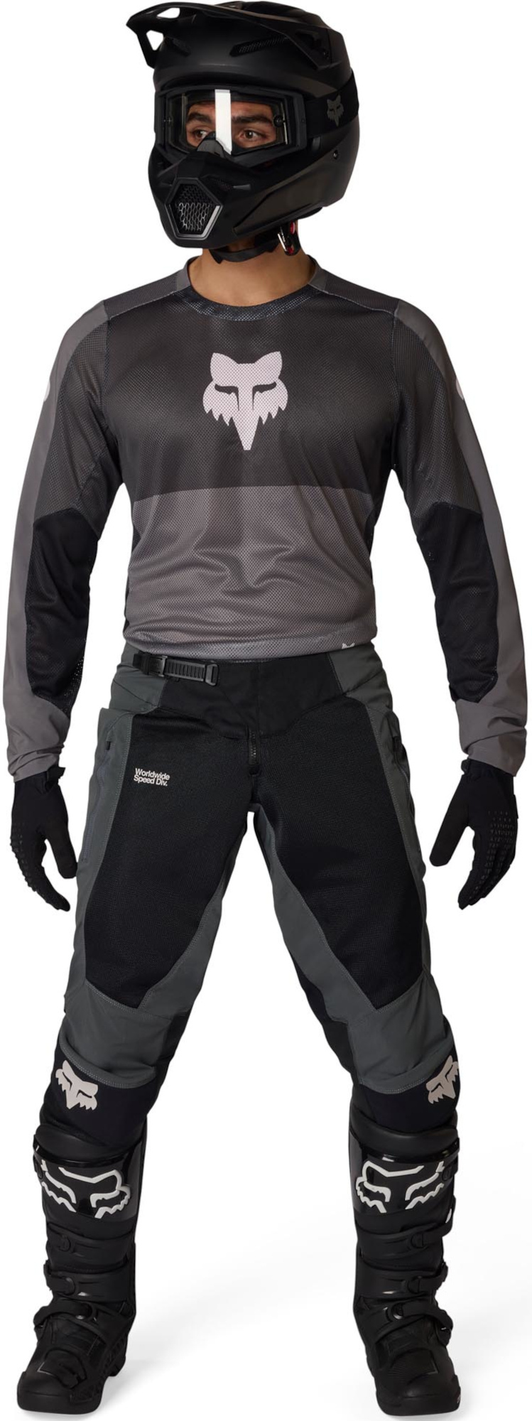 FOX Ranger Air Off-Road Motocrossbukser sort/grå 30 Figur 8