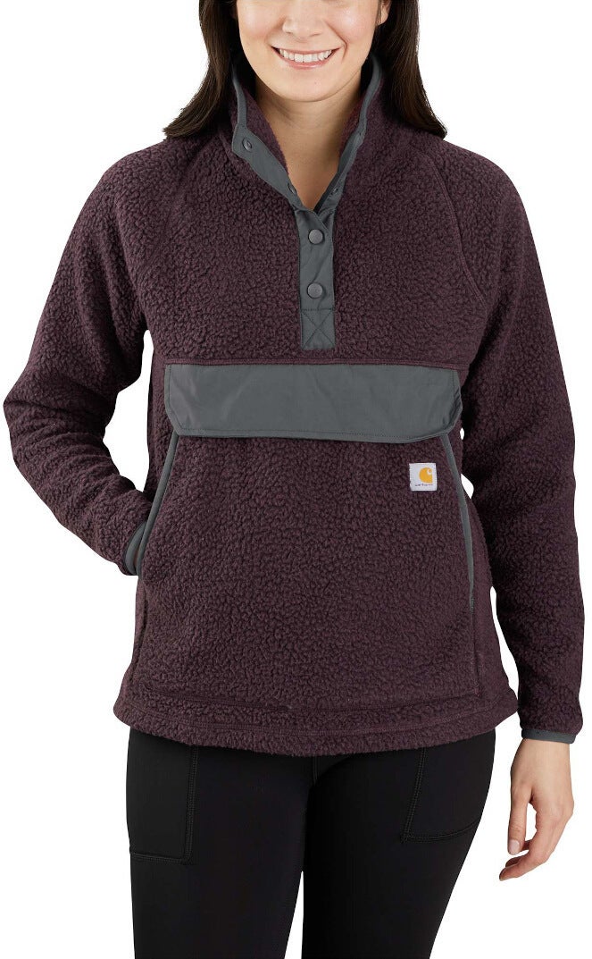 Carhartt Relaxed Fit Fleece Pullover da donna viola scuro XL Figura 2