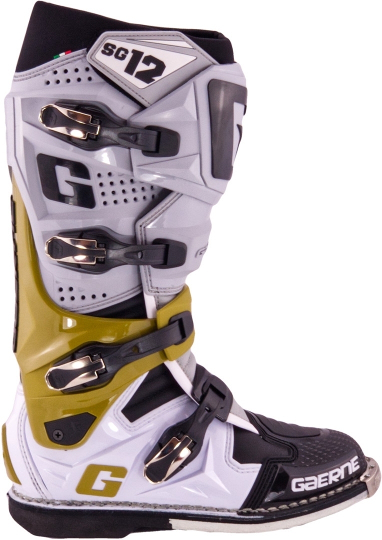 Gaerne SG-12 Botas de motocross blanco/amarillo 41 Figura 7