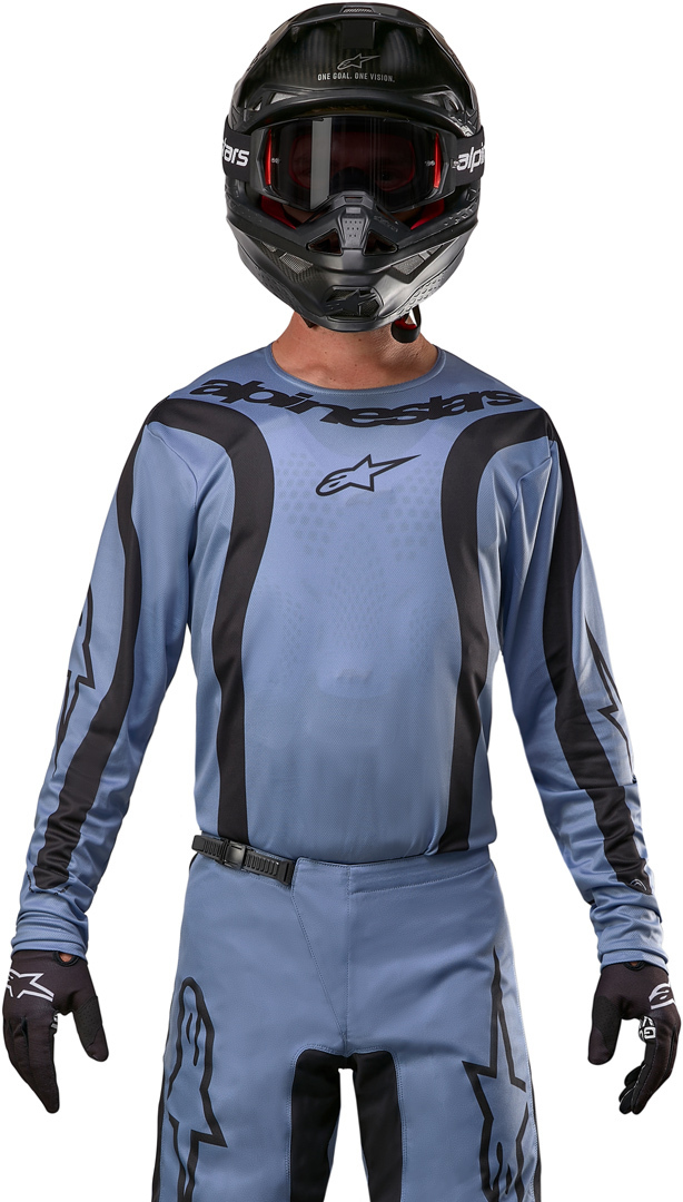Alpinestars Fluid Lurv Motokrosový dres modrá/černá M Obrázek 5