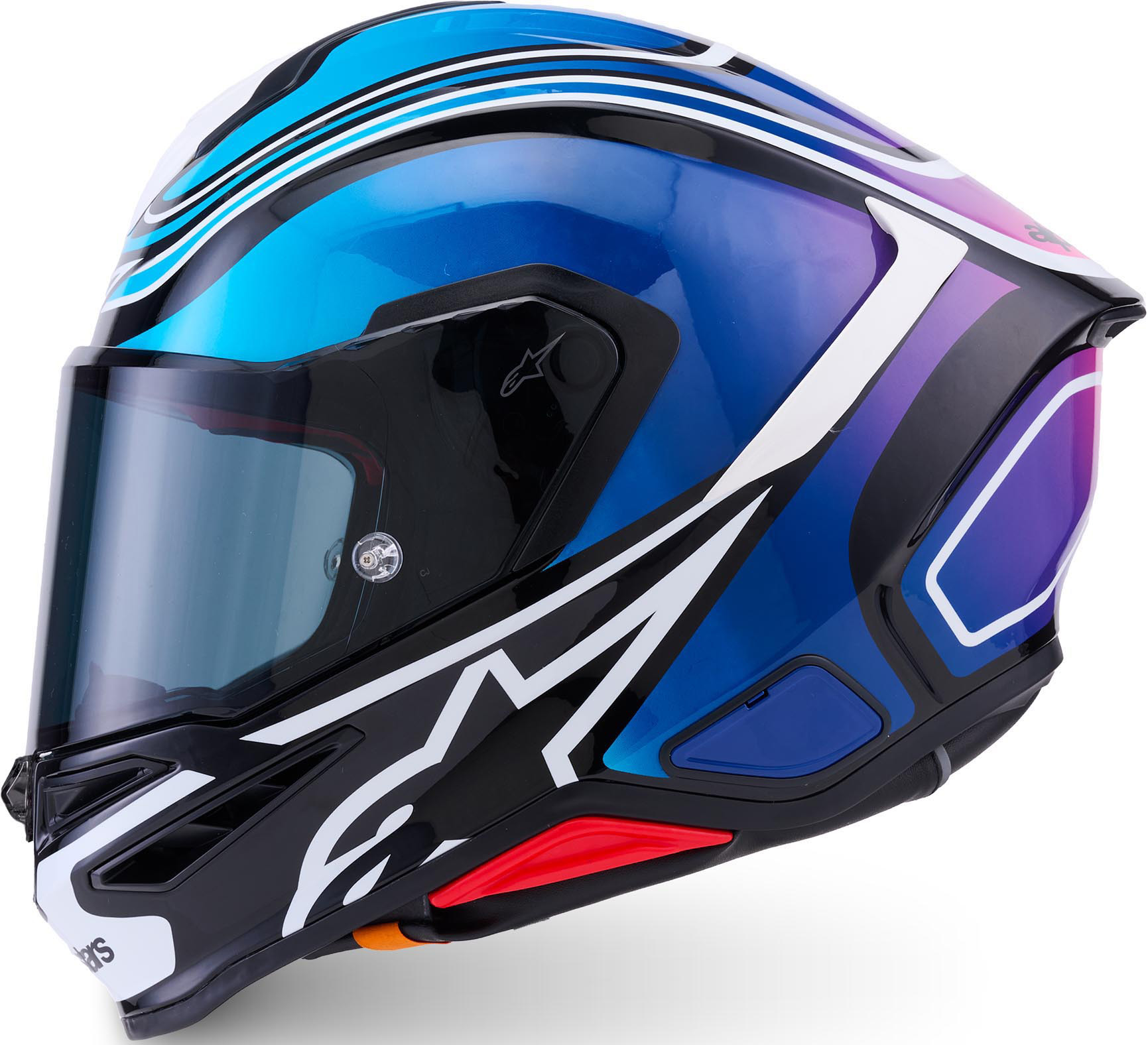 Alpinestars S-R7 Zeal Helm schwarz/blau/rosa S Abbildung 2