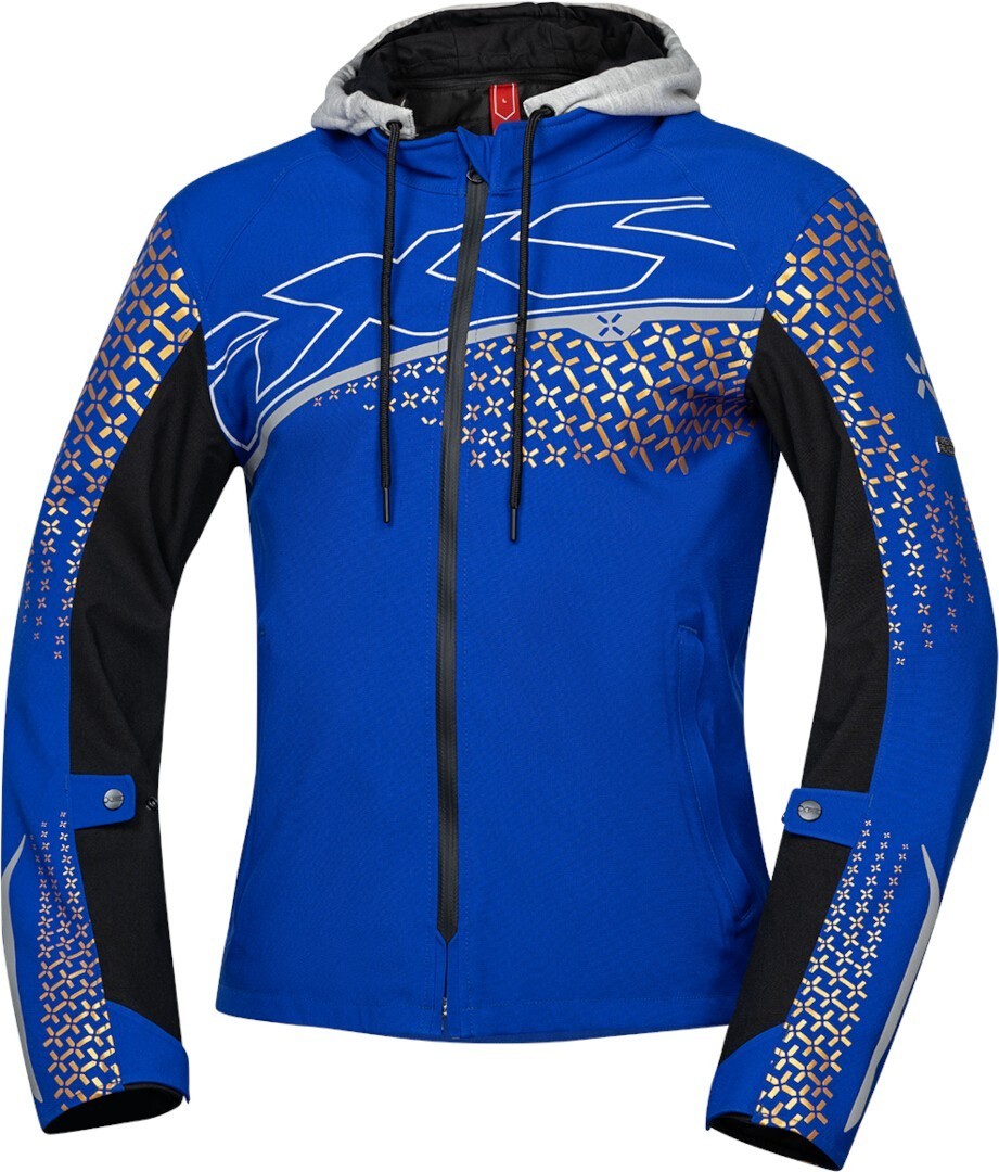 IXS Rapid-STX 1.0 waterproof Motorcycle Textile Jacket blue 3XL Figure 1