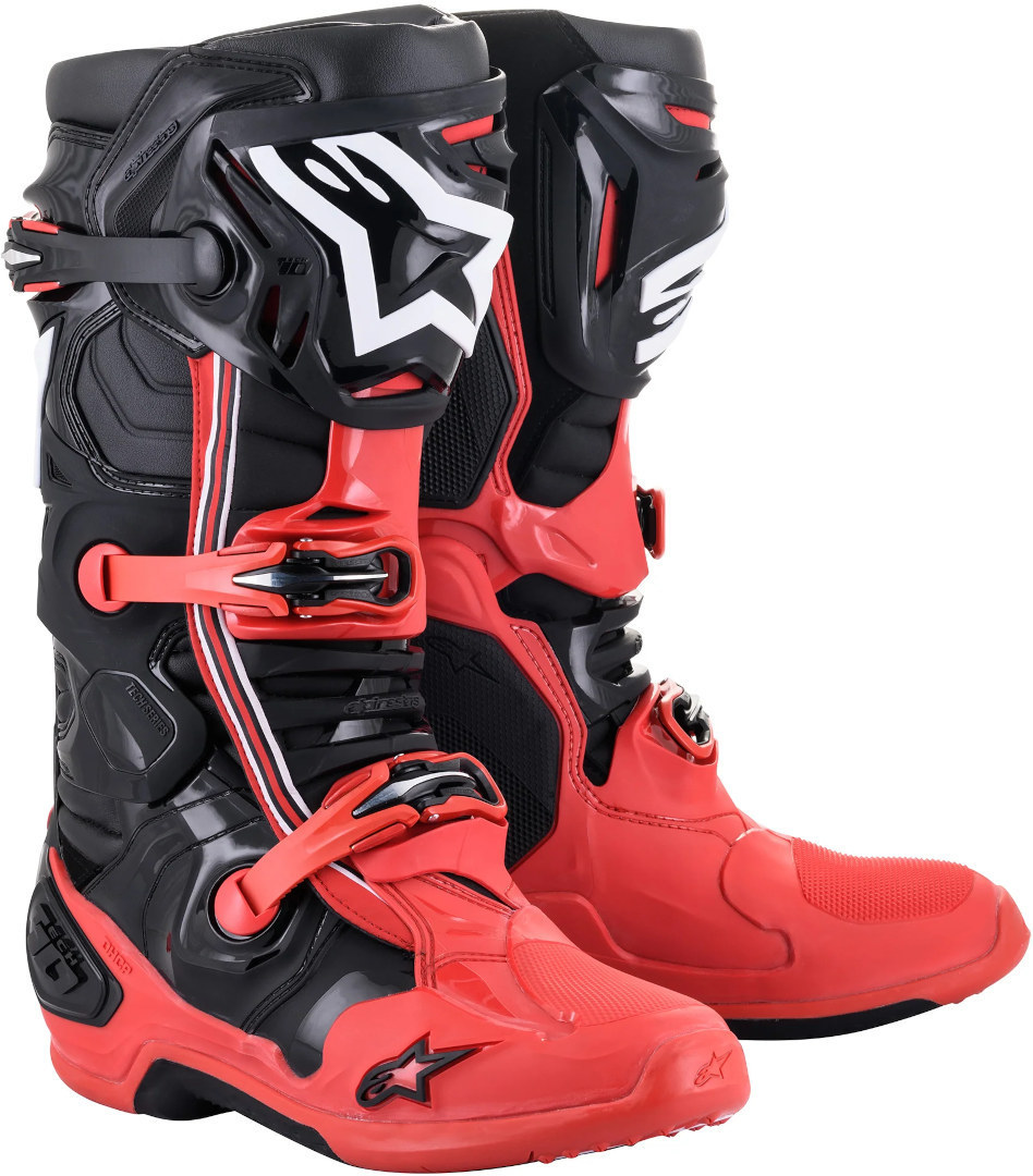 Alpinestars Tech 10 Motocross Boots red/black/white 9 (43) Figure 1