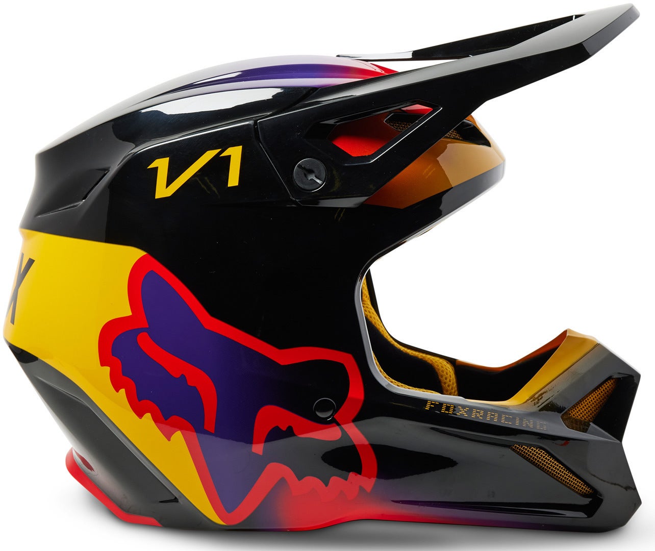 FOX V1 Toxsyk Casco Motocross nero S (55/56) Figura 5