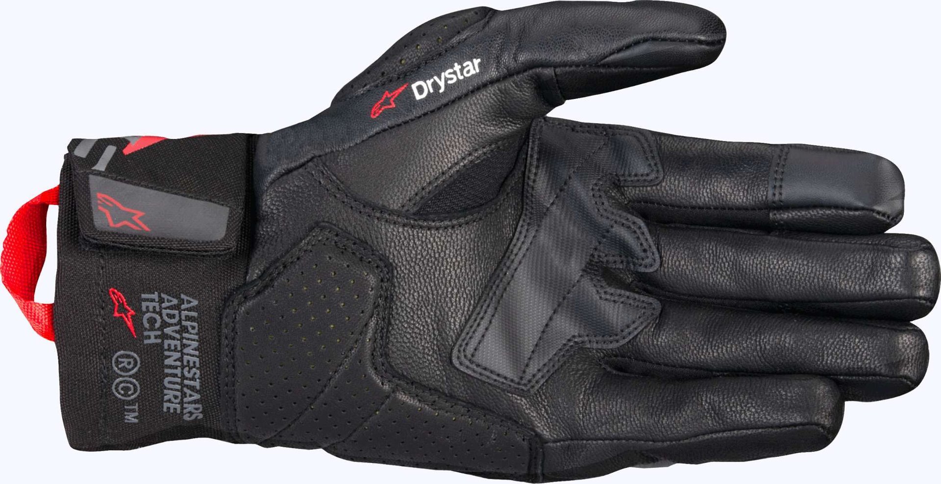 Alpinestars Belize v3 Drystar Mănuși impermeabile pentru motociclete Negru/Gri/Roșu L Figura 2