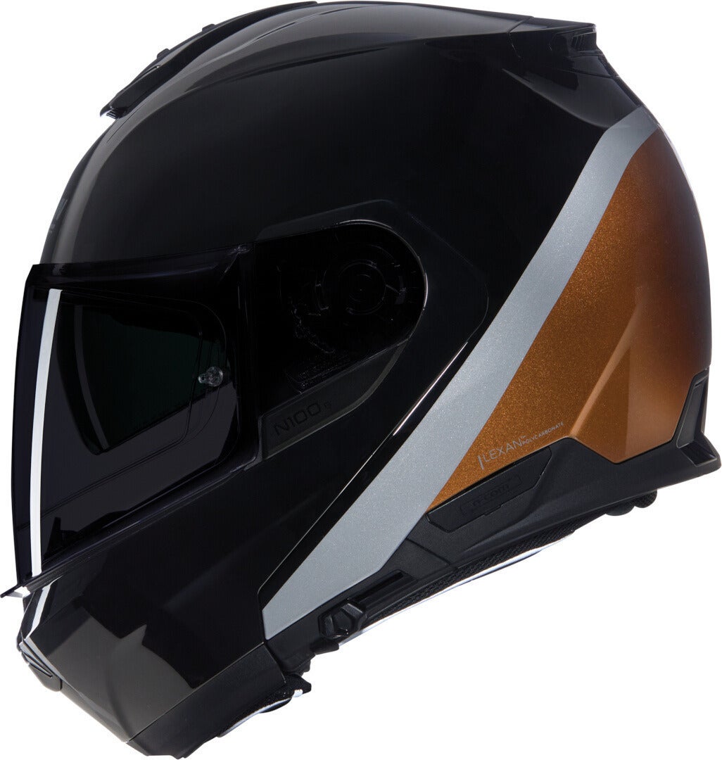 Nolan N100-6 Verniciatura Speciale N-Com Capacete preto/ocre XL (62) Figura 2
