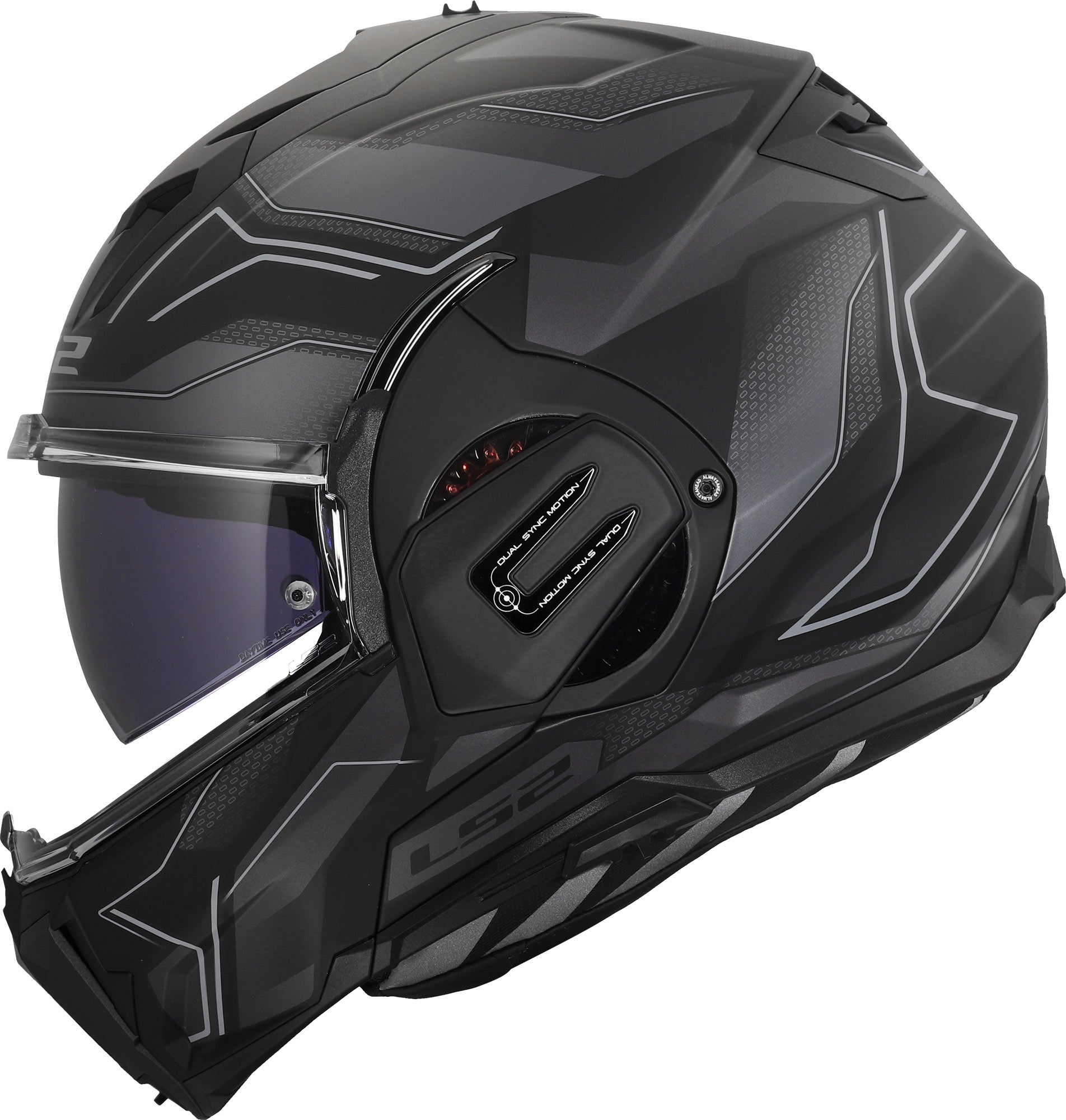 LS2 FF912 Valiant Gear Ervion Cască Gri S (55/56) Figura 1