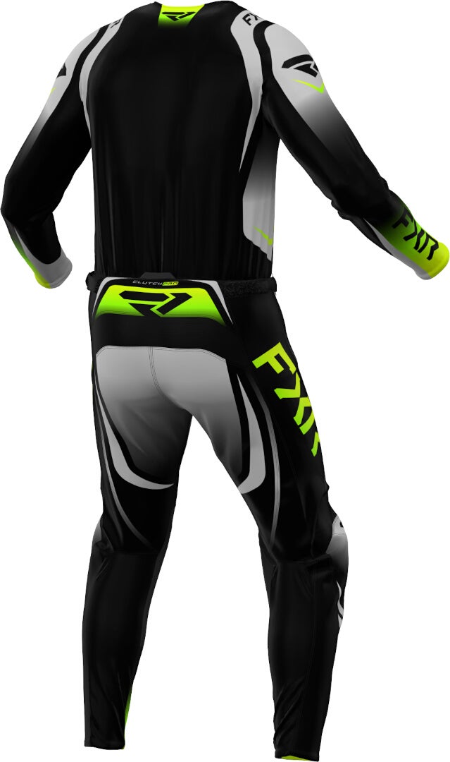 FXR Clutch Pro 2025 Motocross bukser sort/grøn 38 Figur 2