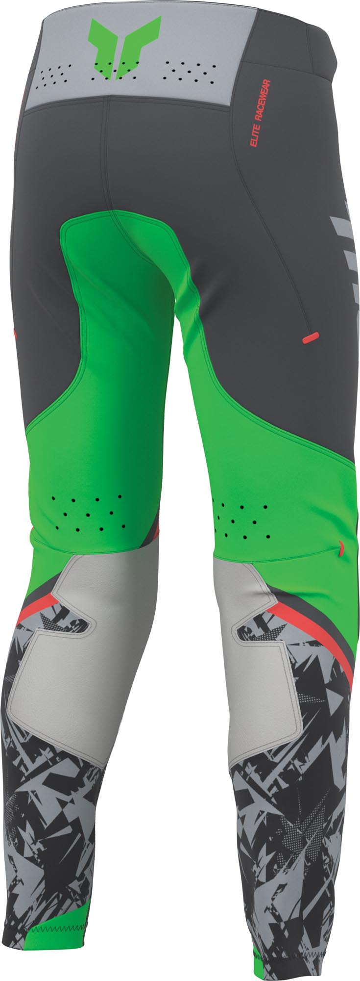 Thor Sportmode Punkd Ungdoms motocrossbukser grå/grøn 24 Figur 3