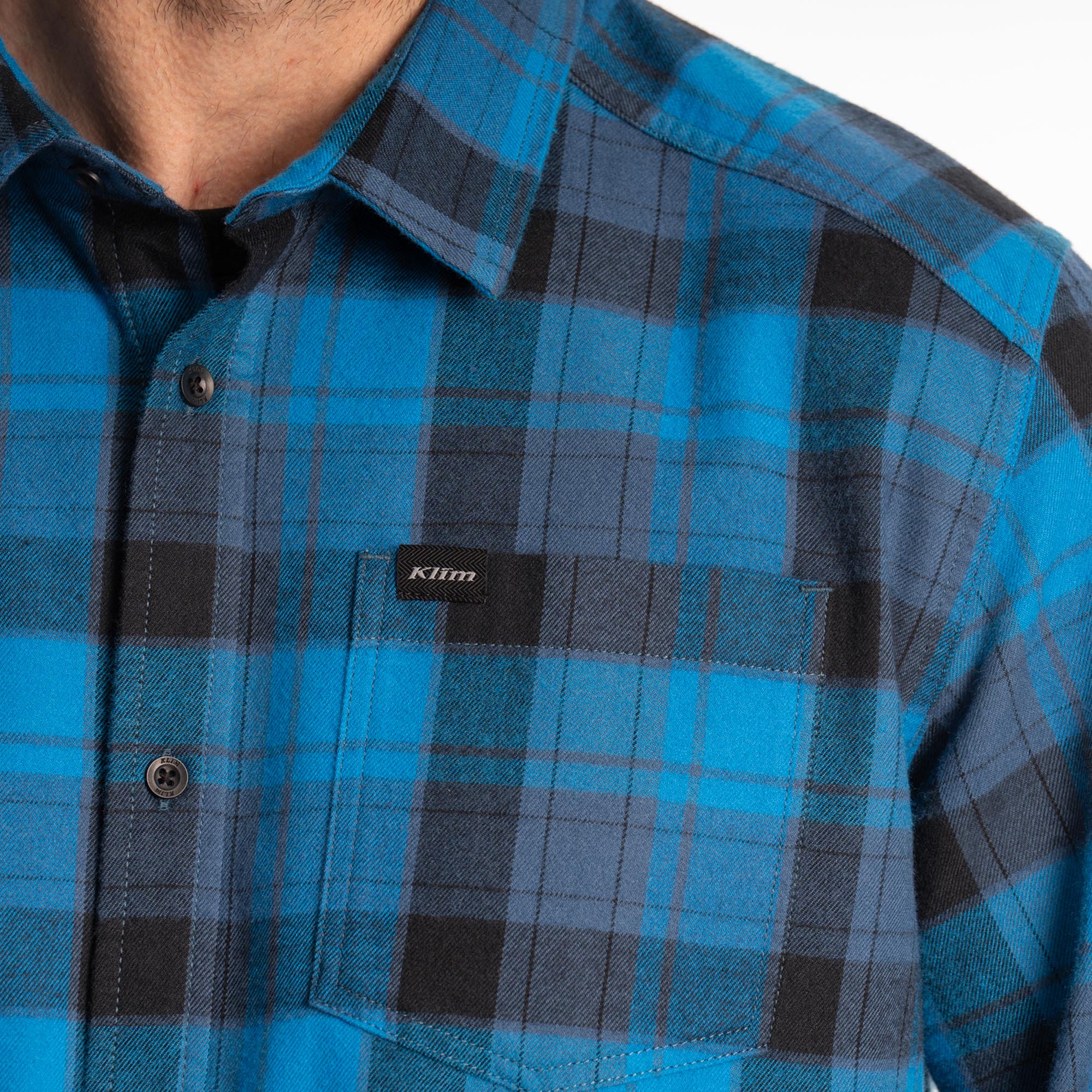 Klim Cottonwood Cămașă de flanelă albastru M Figura 4
