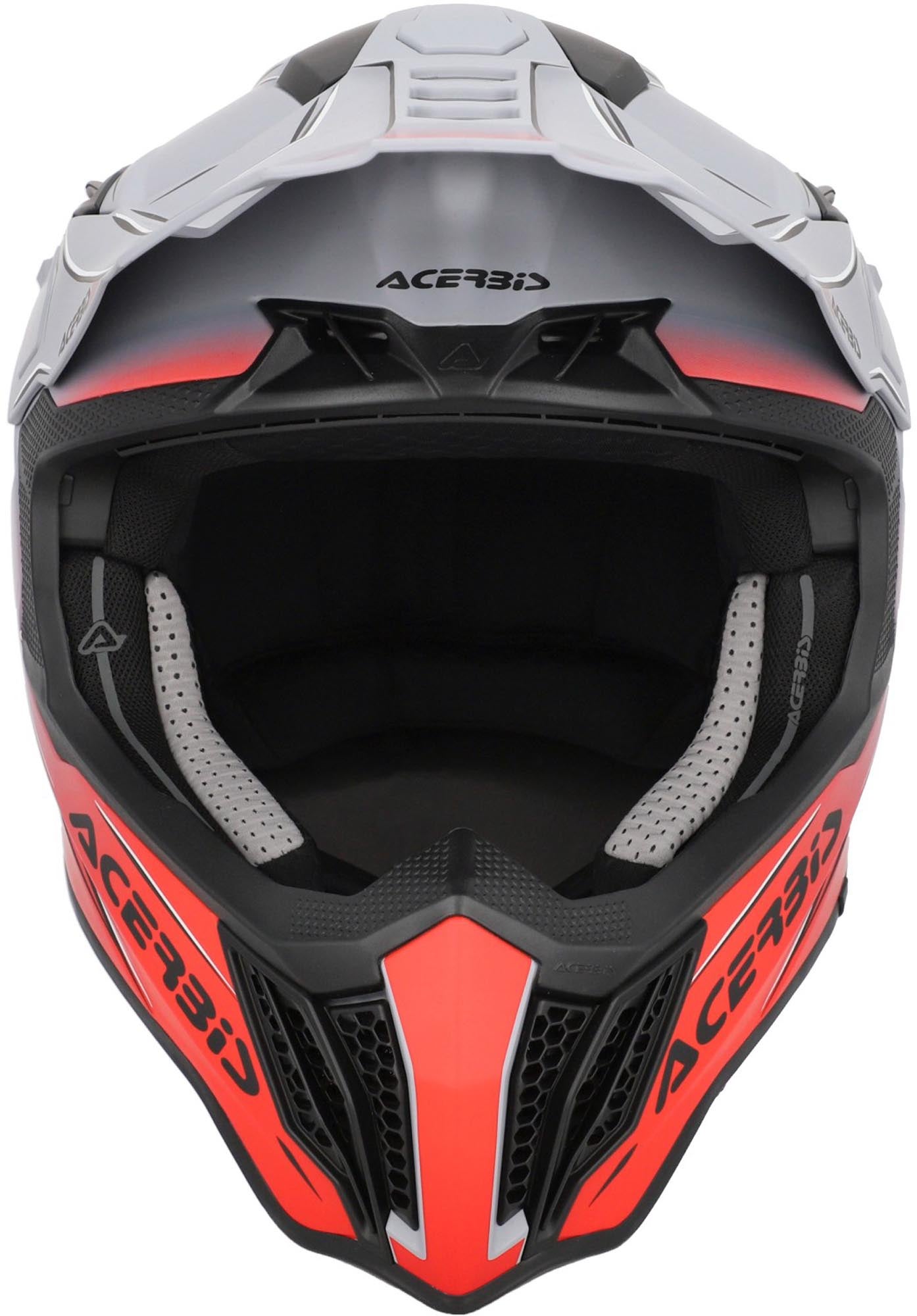 Acerbis Airstrike-X Scratch Casque de motocross Gris/rouge mat XXL (63/64) Figure 5