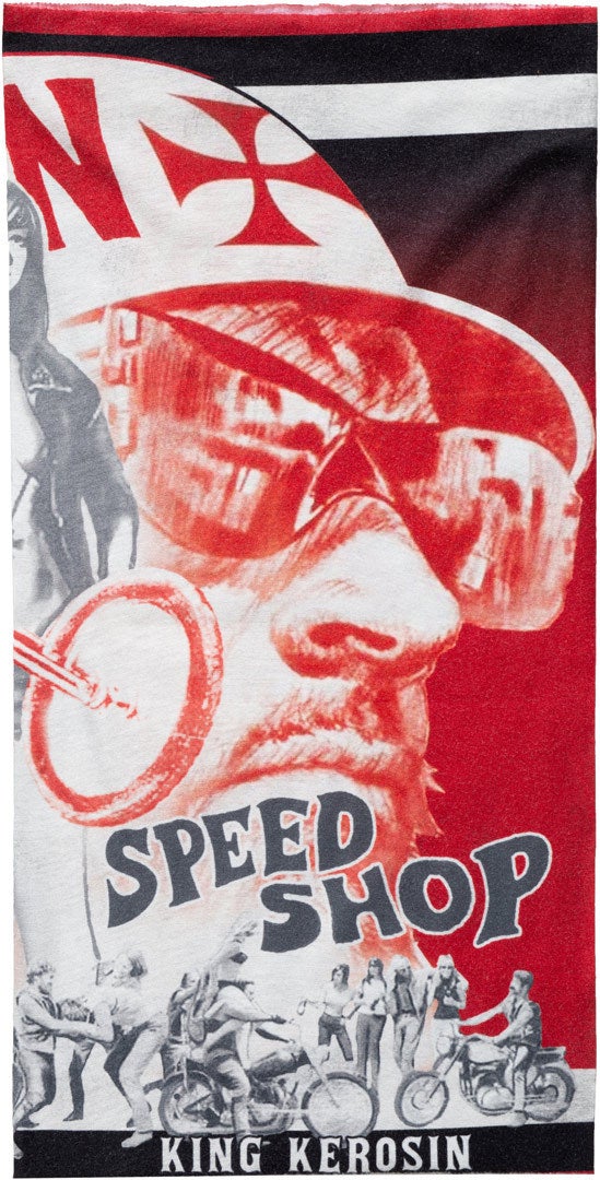 King Kerosin Red Baron Speed Shop Headwear multifuncional Figura 1