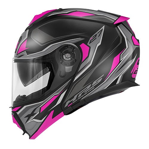 GIVI X.27 Sector Casque rabattable Noir mat/titane/rose M Figure 2