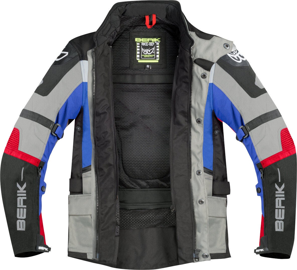 Berik Dakota waterproof 3in1 Motorcycle Textile Jacket black/grey/blue 54 Figure 5