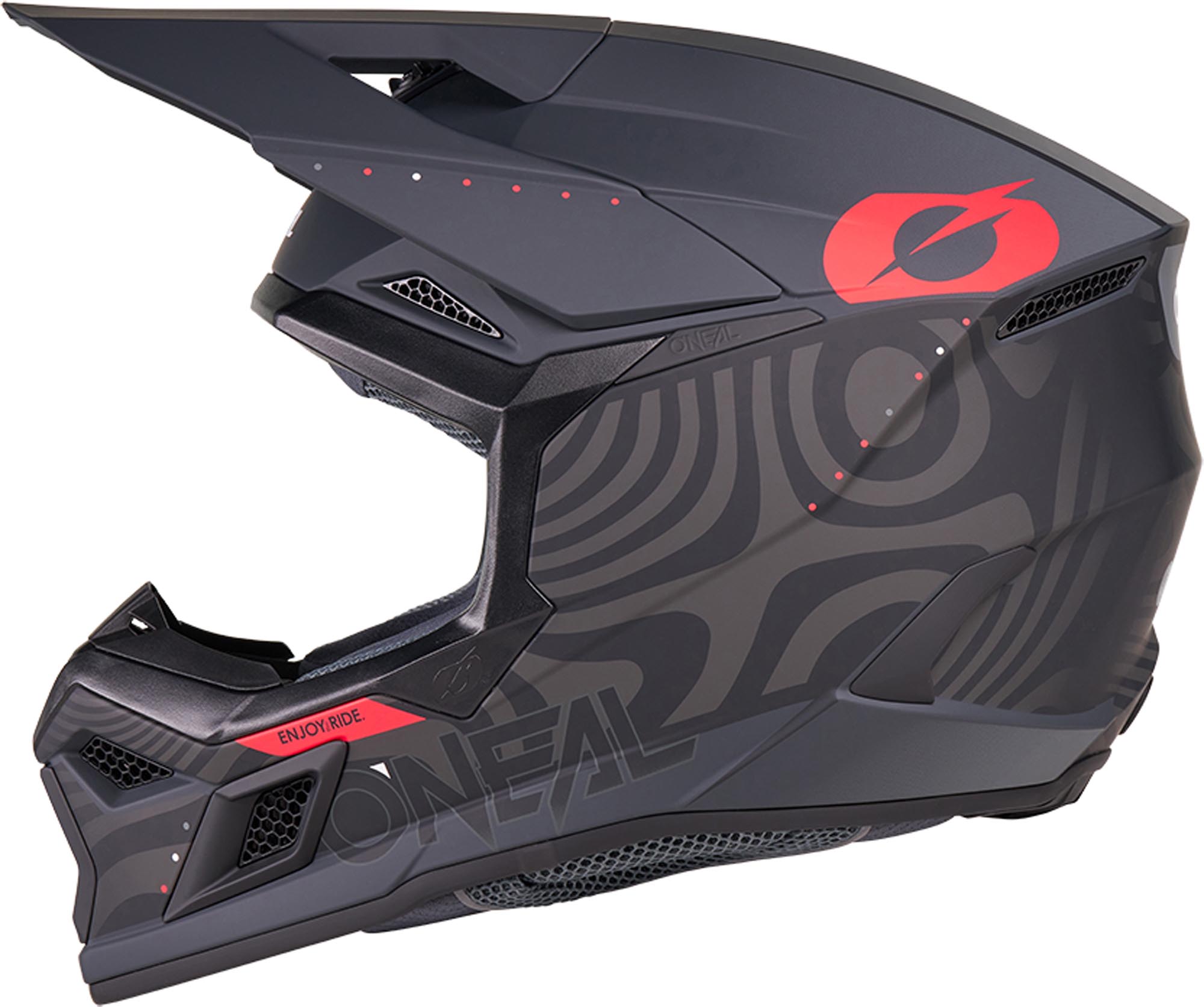 Oneal 3SRS Nova Casco da motocross nero S (55/56) Figura 3