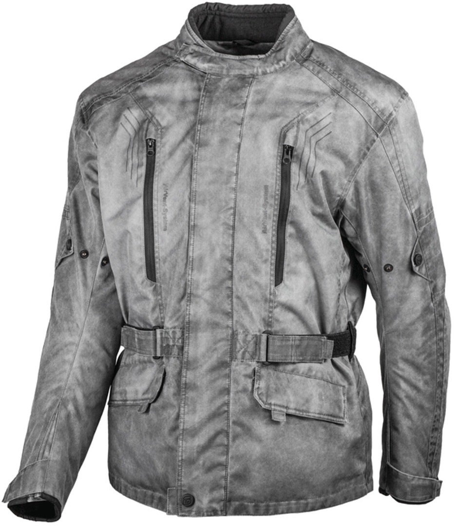 GMS Dayton Damen Motorrad Textiljacke grau 6XL Abbildung 1