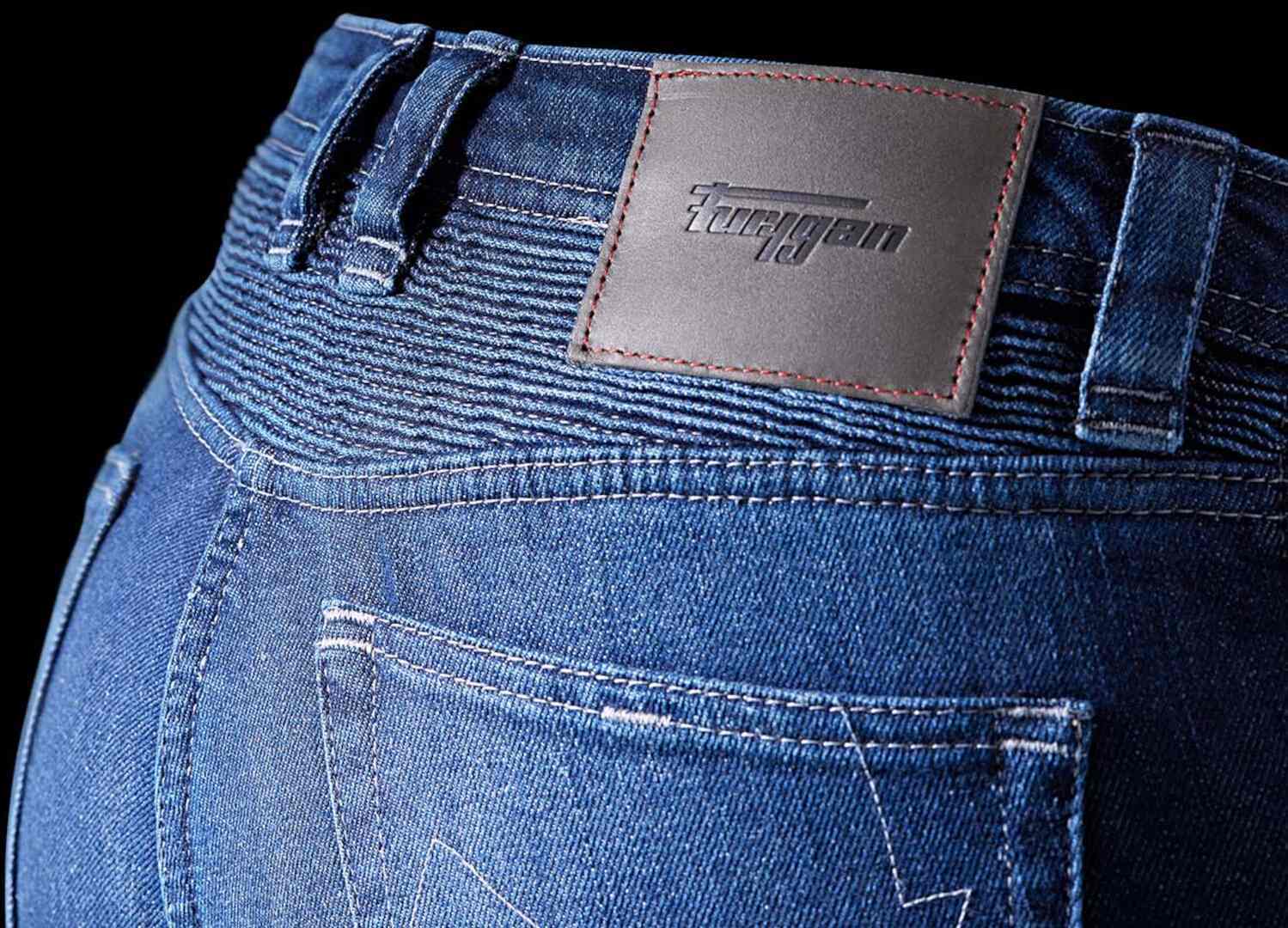 Furygan Purdey Evo Slim Jeans da moto da donna blu 32/30 Figura 13