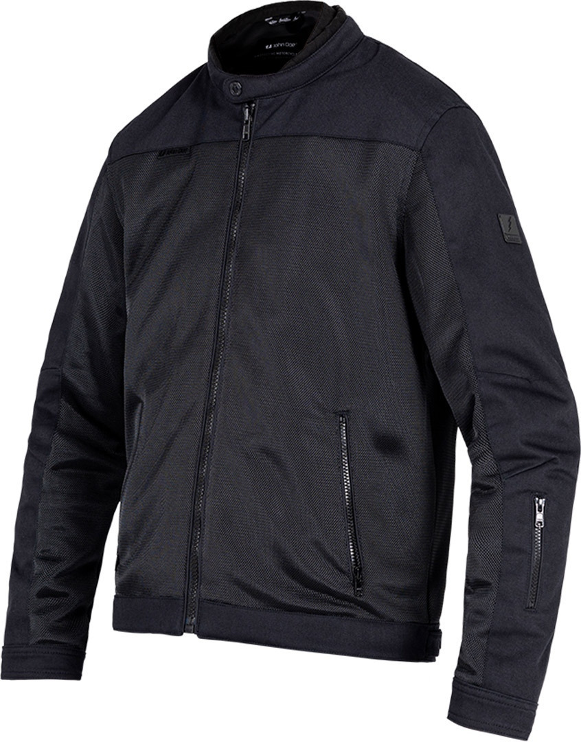 John Doe Aero Mesh Black perforated Motorcycle Textile Jacket S Figure 2