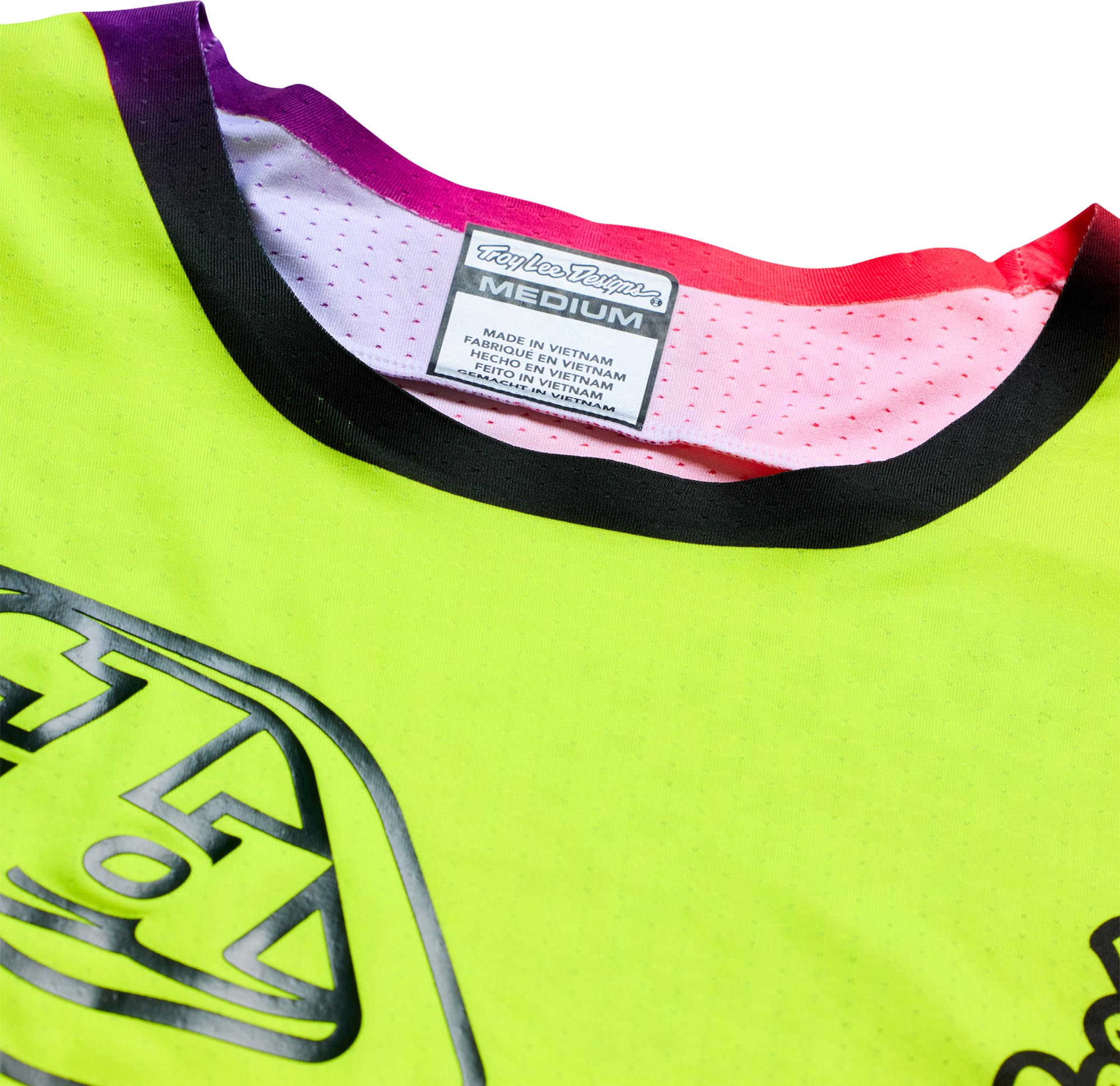 Troy Lee Designs SE Ultra Aura Motocross-trøye neongul M Figur 3